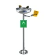 Floor-mounted Emergency Eye Wash, Fine-Polished Surface SS304 EW-F2 Scitek Global